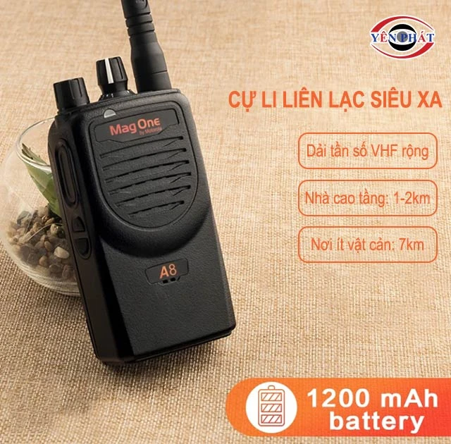 Motorola Mag one A8 (VHF) liên lạc xa