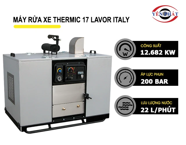 công suất của Thermic 17 Lavor Italy