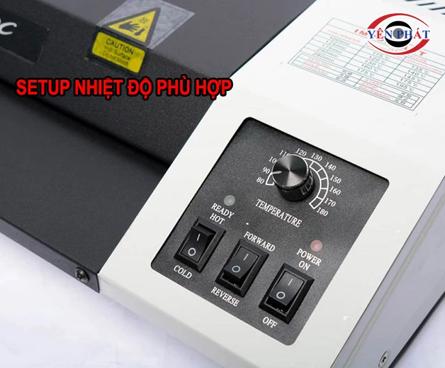 Chọn mức nhiệt phù hợp