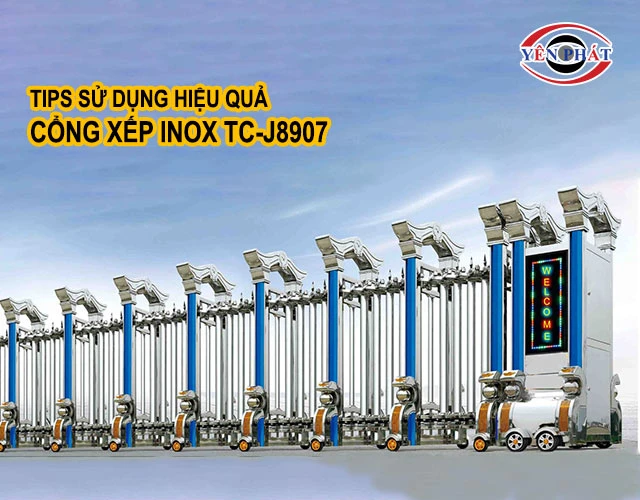 tips sử dụng Cổng xếp inox nhập khẩu TC-J8907
