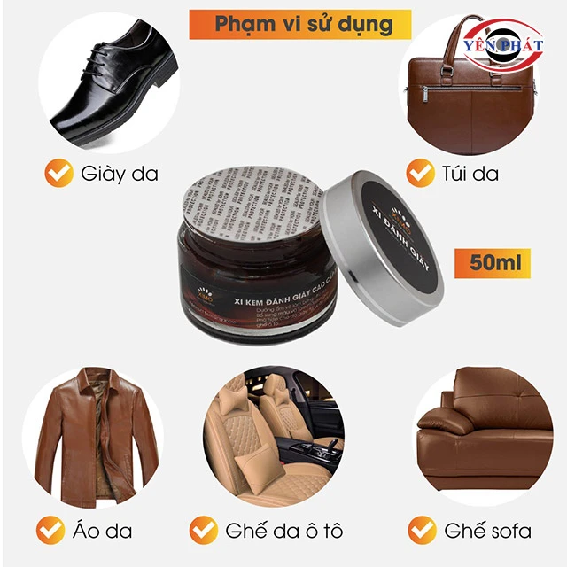 ứng dụng của Xi kem đánh giày Ximo cao cấp 