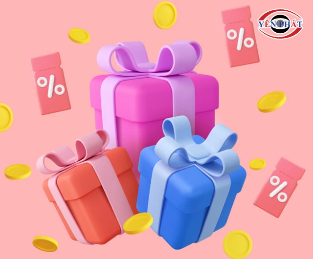 ưu đãi, giảm giá, quà tặng khi mua hàng tại yên phát