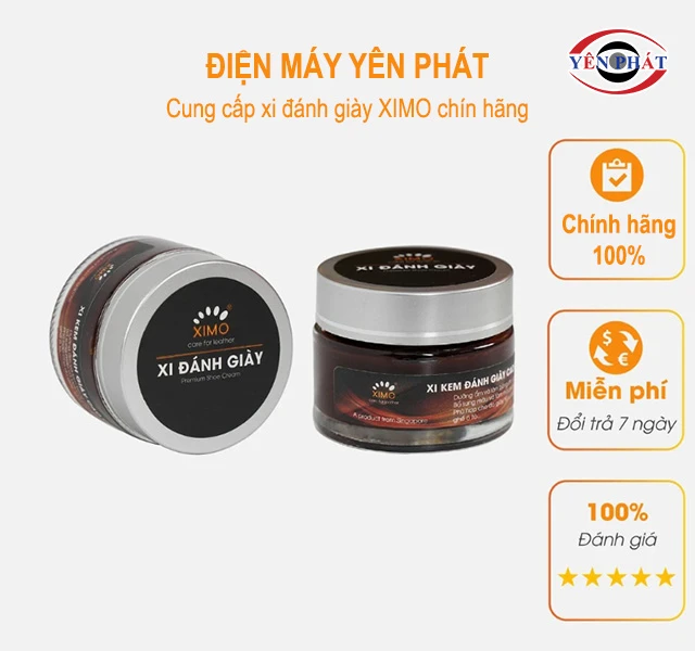yên phát cung cấp Xi kem đánh giày Ximo cao cấp chính hãng