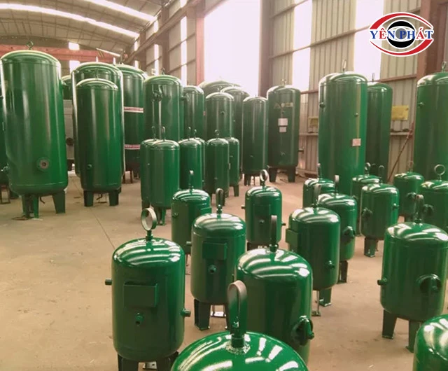 các dung tích bình chứa khí nén Fusheng khác nhau