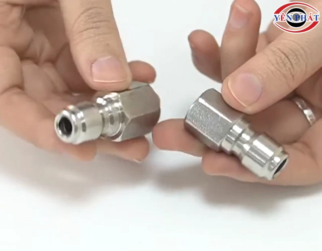 Khớp nối nhanh 1/8 - 3/8 inch kiểu đầu đực đầu cái chất lượng
