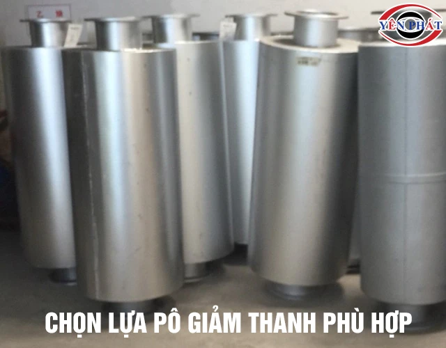 Chọn pô giảm thanh máy phát điện
