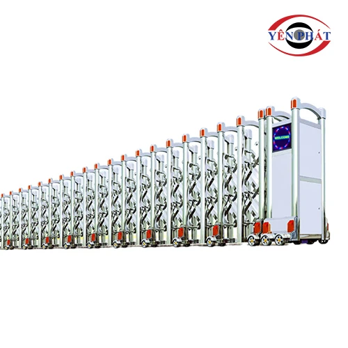 Cổng xếp điện inox TC-J8913