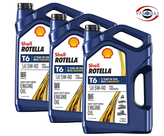 Dầu động cơ Shell Rotella 5W-40