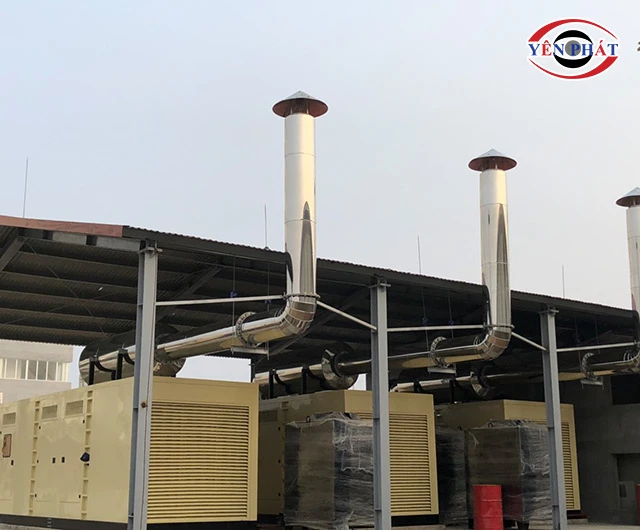 máy phát điện chạy bằng dầu sinh khí thải