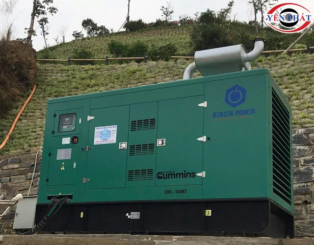 Pô giảm thanh máy phát điện hấp thụ