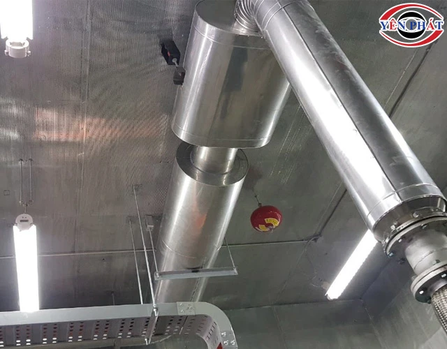 Pô giảm thanh máy phát điện kết hợp