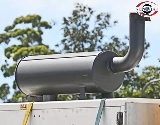 Pô giảm thanh máy phát điện phản ứng