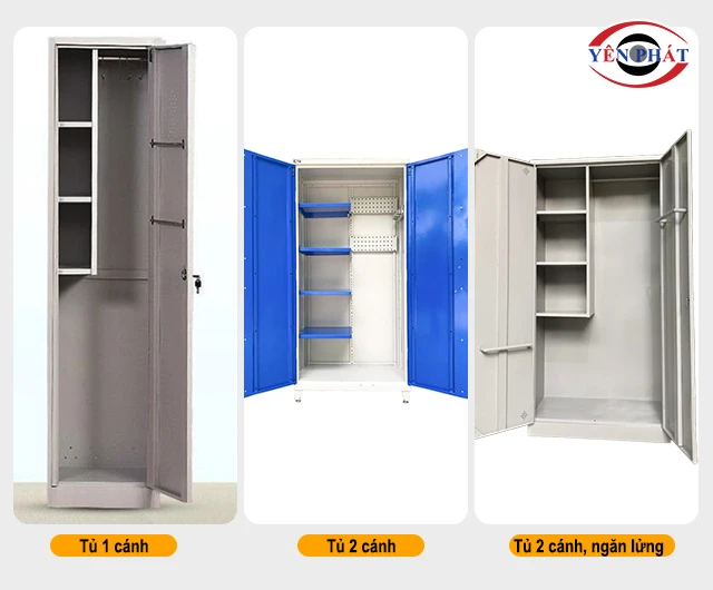 các loại tủ để dụng cụ vệ sinh