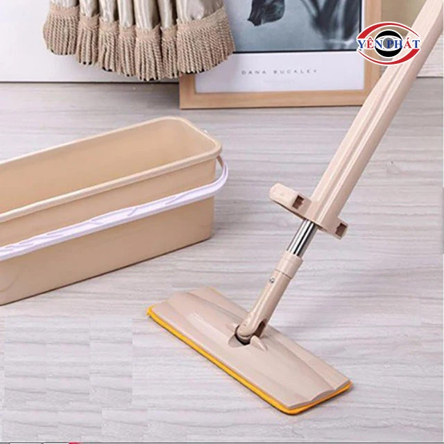 Chổi lau sàn nhà gỗ Spin Mop 360 