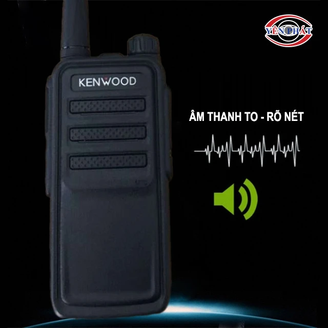âm thanh to rõ của Máy bộ đàm Kenwood TK 3368