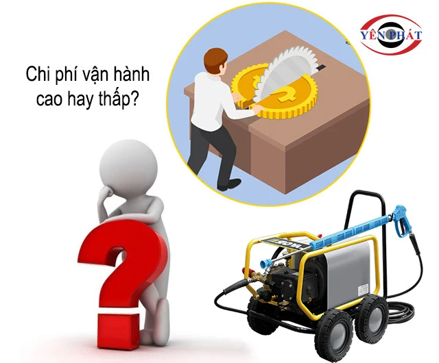 máy rửa xe Lavor Ohio 3517 LP có phí vận hành cao hay thấp