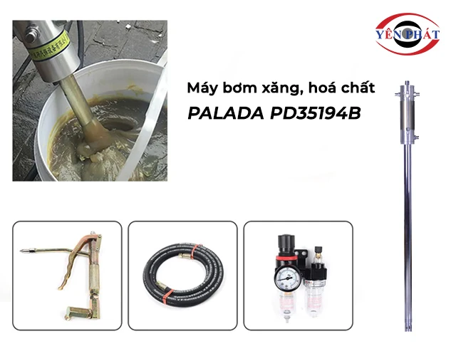 Máy bơm mỡ bò thùng phuy Palada PD35194B