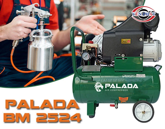 thiết kế của máy nén khí đầu liền Palada BM 2524