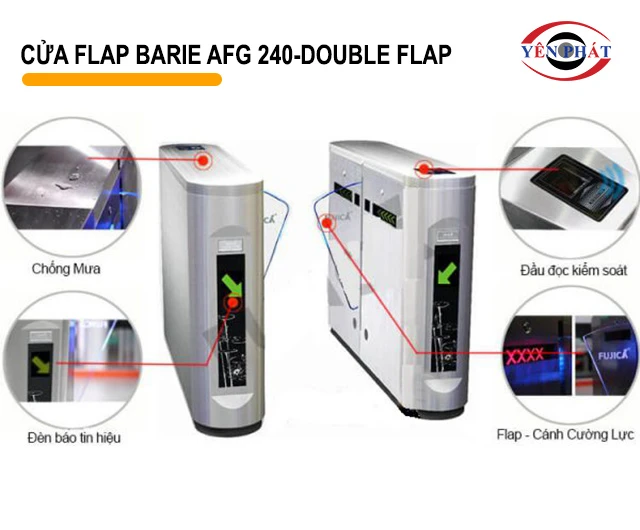 Cửa Flap Barie AFG 240-Double Flap
