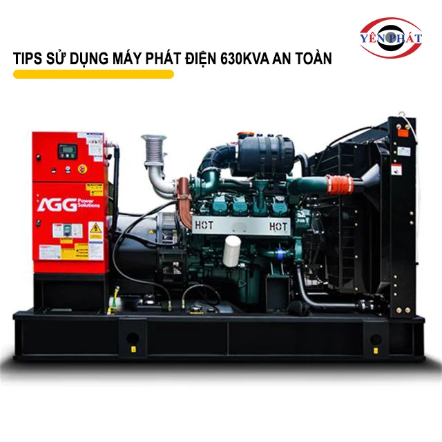 tips sử dụng máy phát điện 630kva an toàn