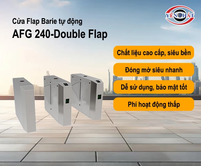 ưu điểm của Cửa Flap Barie AFG 240-Double Flap