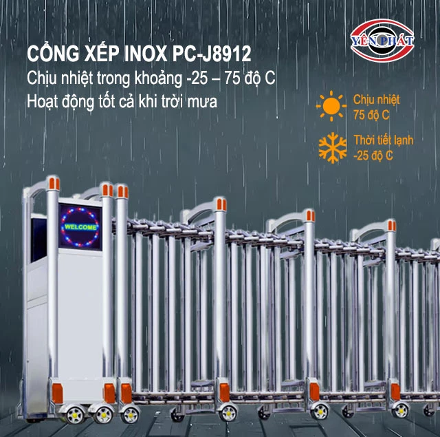 Chịu nhiệt tốt trong khoảng -25 - 75 độ C