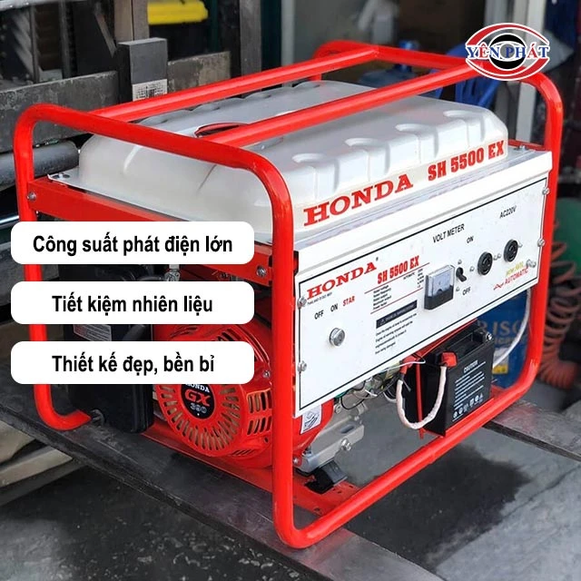ưu điểm của Máy phát điện 4 thì SH 5500EX