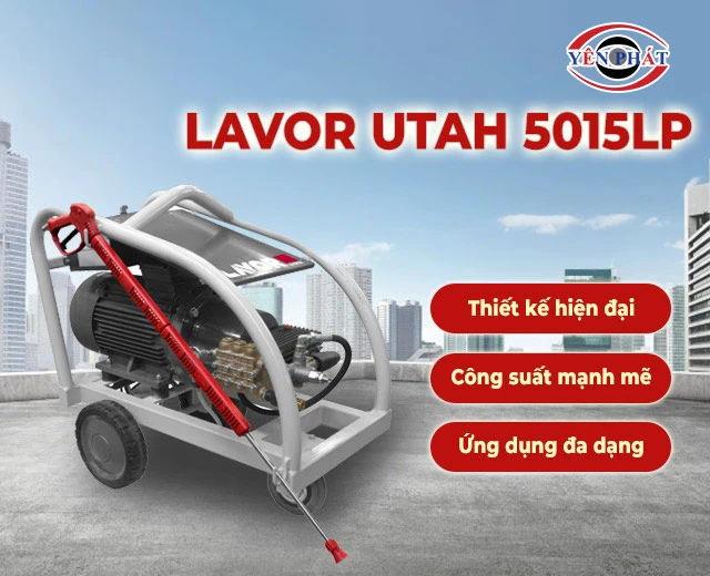 ưu điểm của Máy xịt rửa xe Lavor Ultah 5015 LP