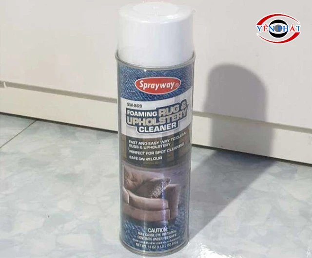 Làm sạch thảm ghế với Sprayway 869
