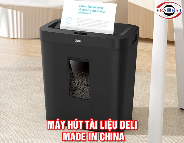 máy huỷ tài liệu Deli của nước nào