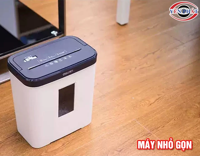 máy huỷ tài liệu Deli nhỏ gọn