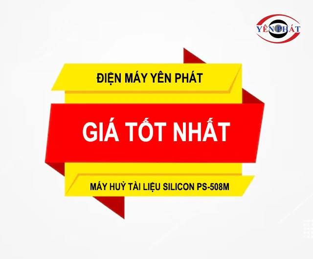 giá bán của máy huỷ bỏ tài liệu Silicon PS-508M