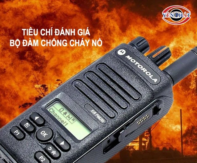 Tiêu chí đánh giá bộ đàm chống cháy nổ