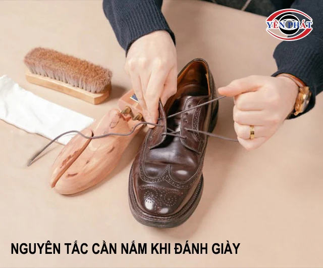 Nguyên tắc cần nắm vững khi đánh giày