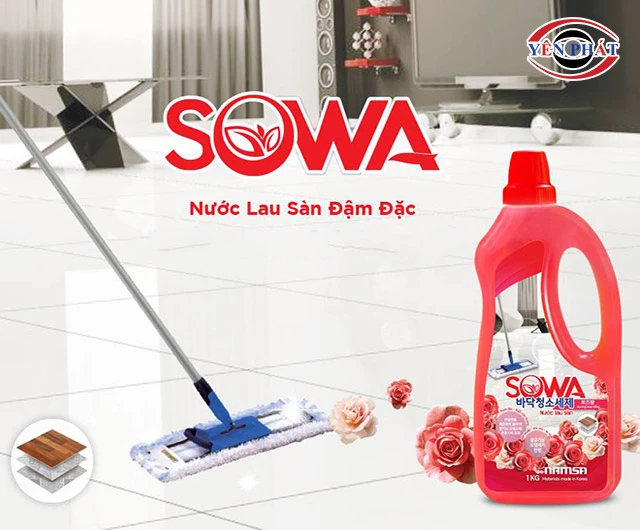  Nước lau sàn đậm đặc Sowa Hàn Quốc 