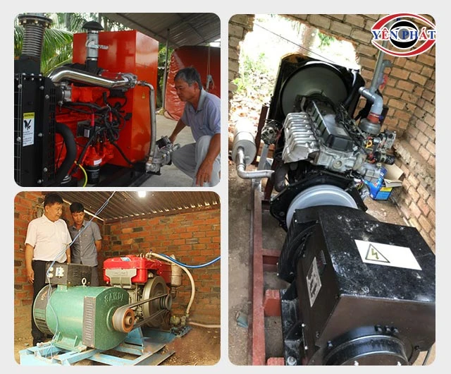 các mẫu máy phát điện chạy bằng khí biogas