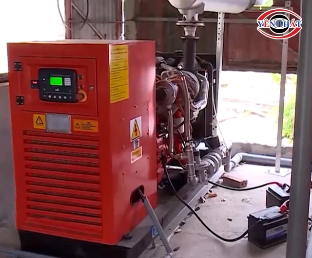 máy phát điện biogas