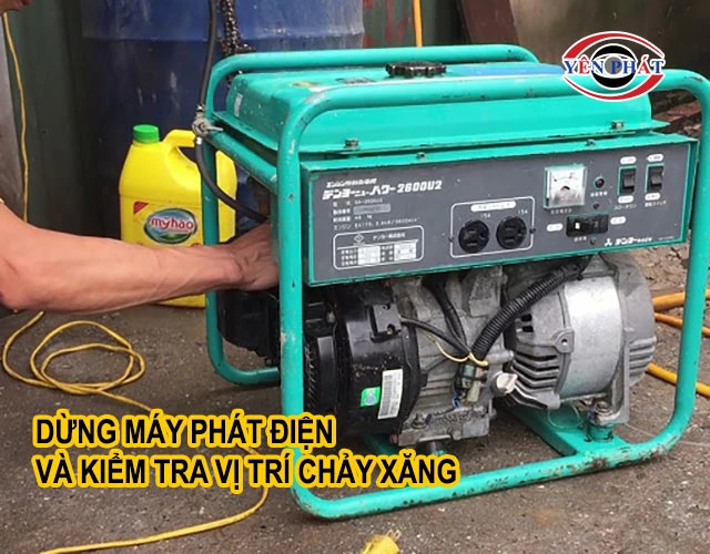 Dừng máy, tìm nguyên nhân