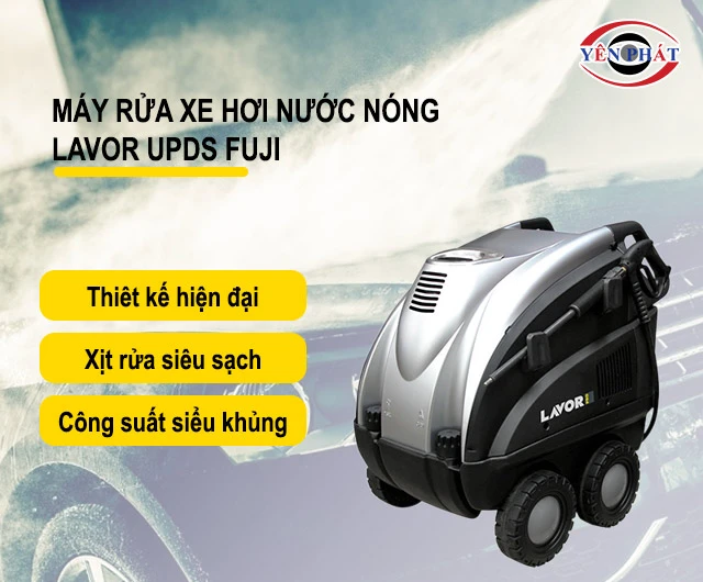 ưu điểm của Máy rửa xe hơi nước nóng Lavor UPDS Fuji