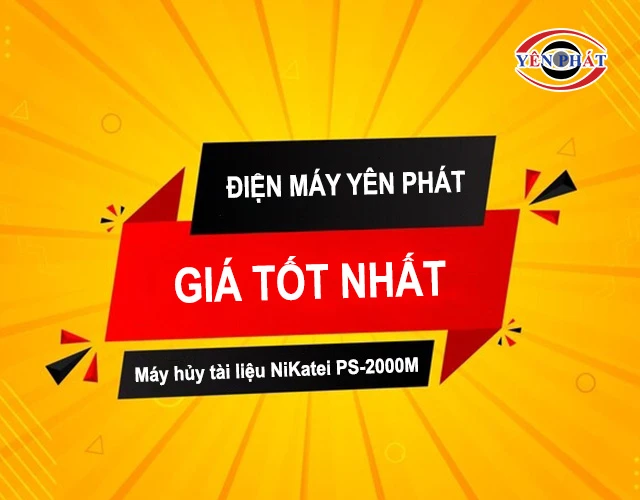 giá bán của dùng Máy hủy tài liệu NiKatei PS-2000M