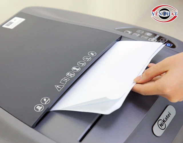 sử dùng Máy hủy tài liệu chuyên nghiệp NiKatei PS-2000M
