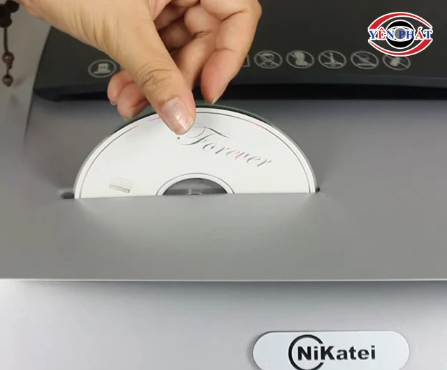 cách dùng máy hủy giấy NiKatei PS-2000S