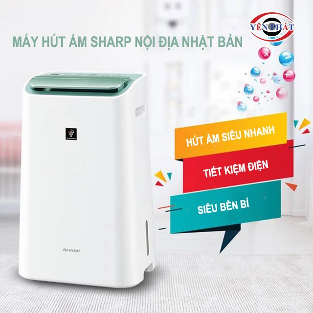 ưu điểm của máy hút ẩm Sharp nội địa Nhật