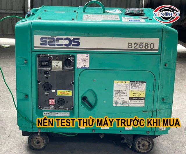 test vận hành trước khi mua