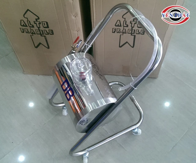 Máy hút dầu bình inox 