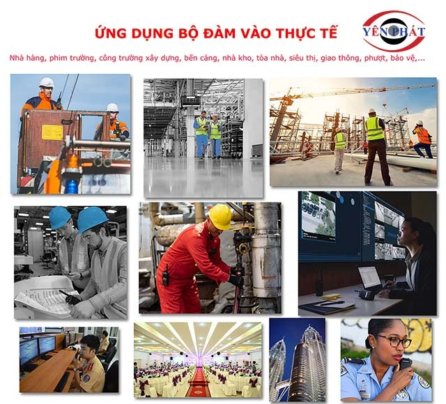 Ứng dụng của bộ đàm mini
