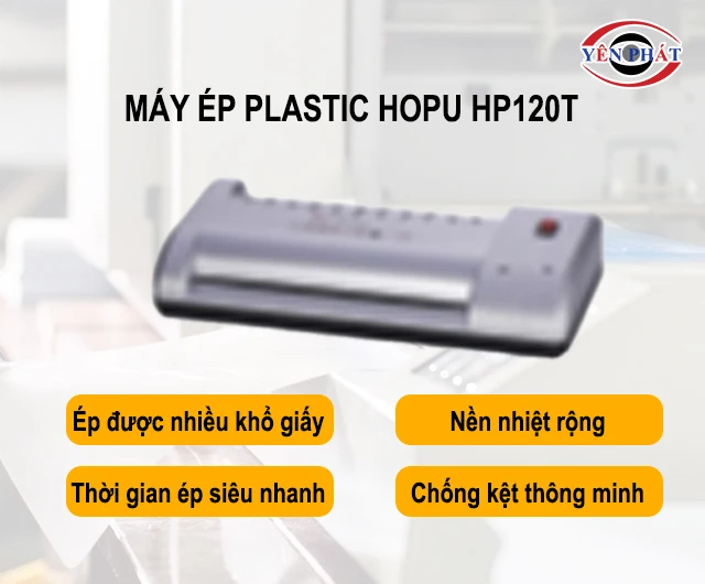 ưu điểm của Máy ép plastic Hopu HP120T