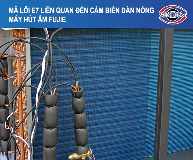 kiểm tra cảm biến dàn nóng của máy hút ẩm Fujie