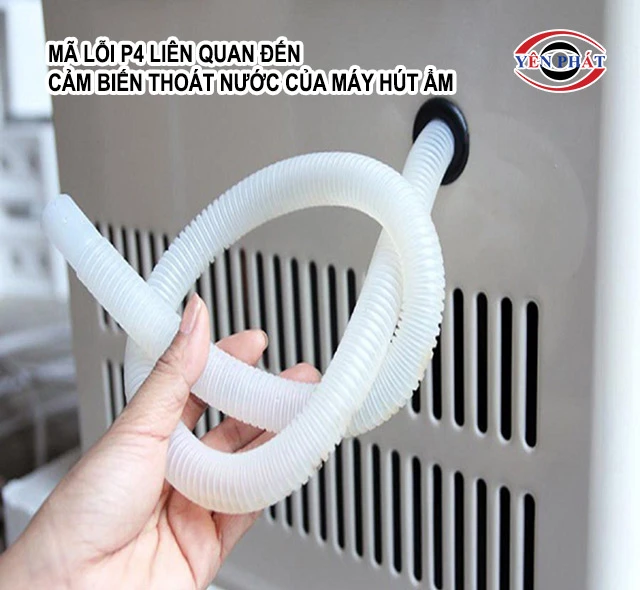 kiểm tra cảm biến thoát nước của máy