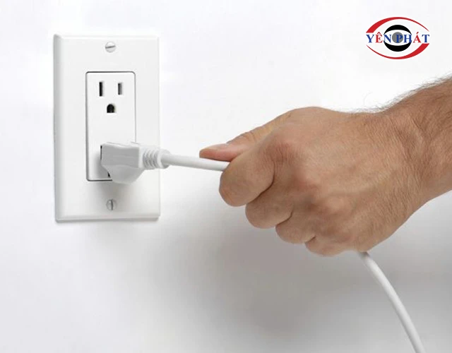 rút phích cắm của thiết bị 